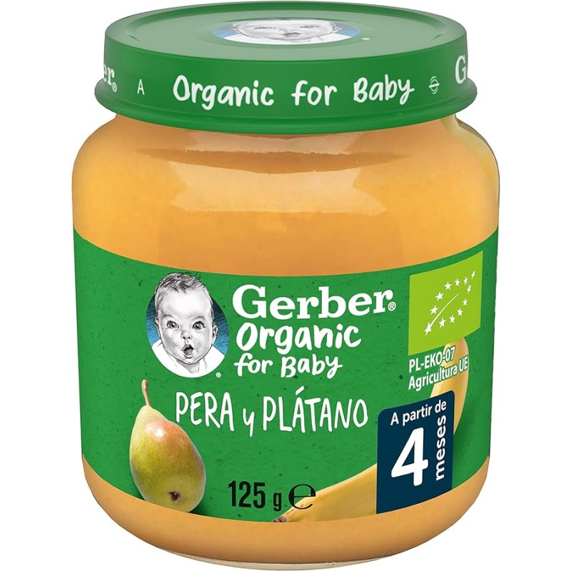 Gerber Potito Pera y Plátano