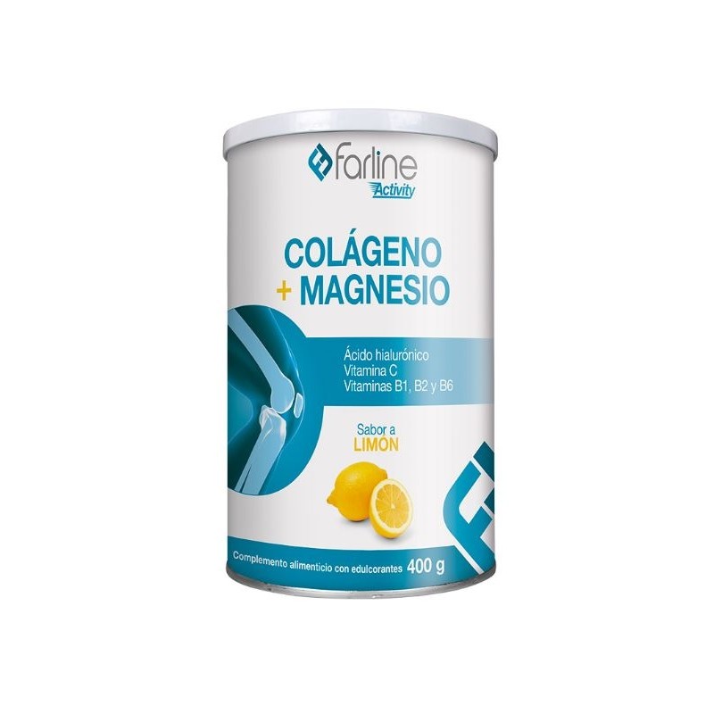 Farline Colágeno + Magnesio Sabor Limón 400g